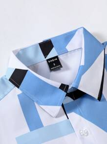 Manfinity Hypemode Men Geo Print Shirt Without Tee