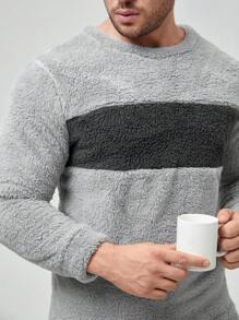 Nam Khối màu Teddy Bộ PJ - Nhiều màu - Xem 3