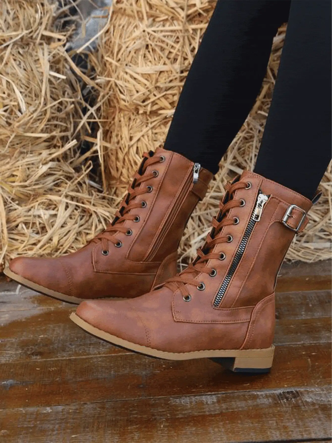 女性時尚戶外靴子