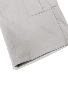 Claim Dot Men Flap Pocket Side Cargo Trousers - Beige - View 6