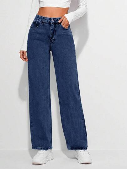 RueChic Straight Leg Jeans