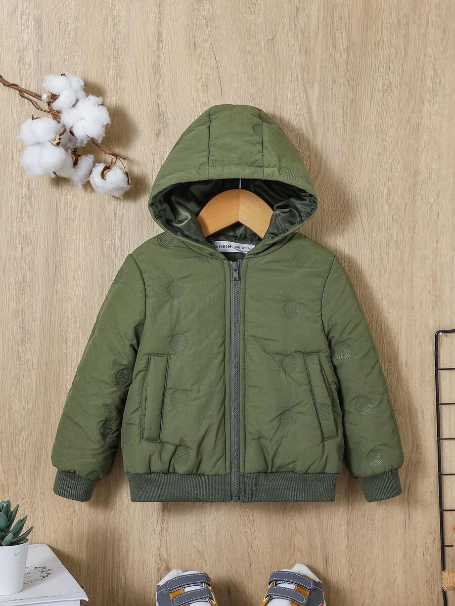 SHEIN Baby Boy Zip Up Hooded Jacket SHEIN Singapore