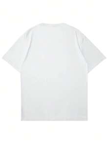 Men Letter Graphic Tee - White - View 2