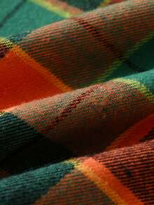 男小童格紋印花襯衫&背帶褲 - 彩色 - 查看 4