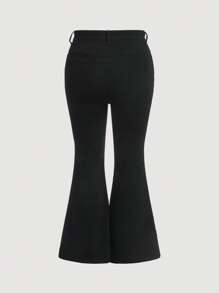 SHEIN MOD Talla grande Jeans de pierna amplia de talle alto