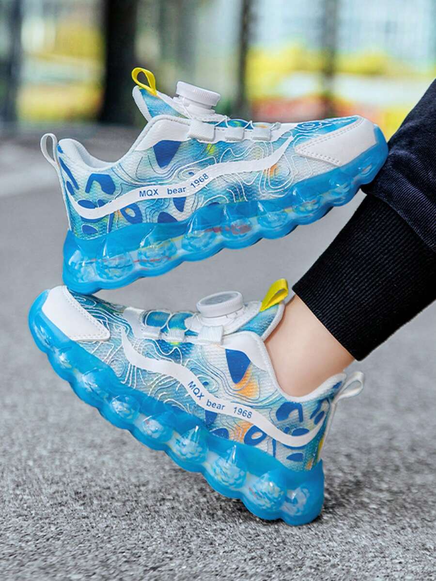 Chicos Zapatillas deportivas chunky otoño & resorte con fluorescente material con giratorio hebilla - Multicolor - Ver 1