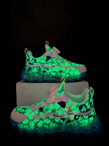 Chicos Zapatillas deportivas chunky otoño & resorte con fluorescente material con giratorio hebilla - Multicolor - Ver 2