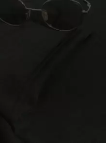 Plus Size Letter Graphic Kangaroo Pocket Drawstring Thermal Sweatshirt, For Winter - Black - View 3