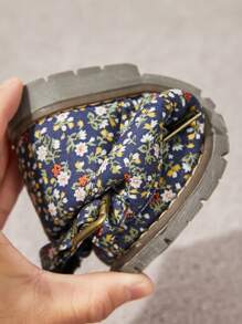 Printed Winter Warm Kids' Boots - Navy Blue - View 4