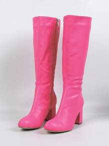 Women's Fashionable Pink Boots - Pink - View 2