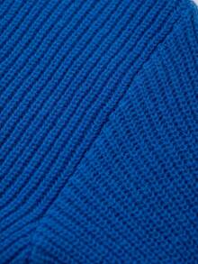 Manfinity Homme Men Solid Ribbed Knit Sweater - Blue - View 8