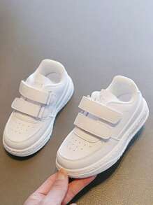 孩子們全季節舒適透氣的戶外運動鞋 - 白色 - 查看 3