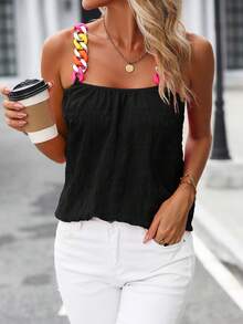 SHEIN VCAY Solid Cami Top