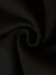 Manfinity Homme 男式蜘蛛印花拉链保暖内衬连帽运动衫，拉链黑色图案长袖连帽衫，适合朋友、丈夫、男朋友的礼物，男式蜘蛛图案连帽衫，黑色拉链连帽衫男式，蜘蛛印花连帽衫，适合秋冬 - 黑色 - 查看 3