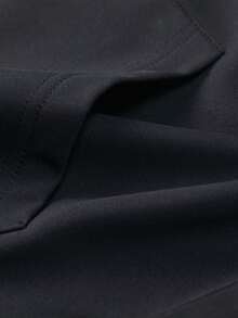 Men Horse Print Kangaroo Pocket Drawstring Hoodie - Black - View 4