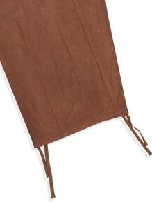 Manfinity Hypemode Nam Túi nghiêng Quá lớn Vải to sợi Quần - màu nâu - Xem 7