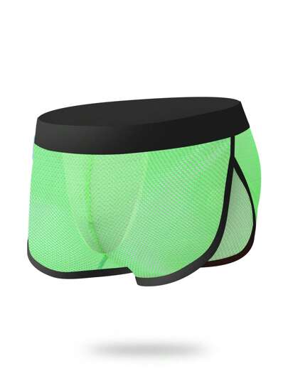 Men Contrast Binding Sexy Underwear
