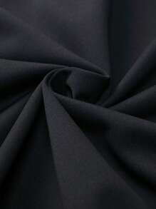 Men Bird Print Pocket Drawstring Hoodie, For Halloween - Black - View 8