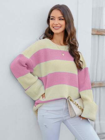 Cinemore Two Tone Drop Shoulder Jumper