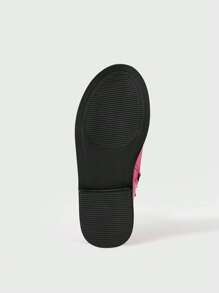 流行孩子們的豹紋印花時尚可愛拼接設計舒服的防水戶外女孩短靴