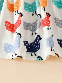 Cartoons Kleider für Mädchen im Babyalter - Beige - Übersicht 5