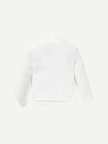 Cozy Pixies Bebé niña 2 piezas Camiseta ribete en forma de lechuga tejido de canalé - Multicolor - Ver 3