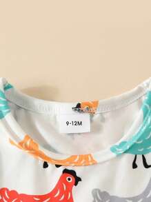 Cartoons Kleider für Mädchen im Babyalter - Beige - Übersicht 4