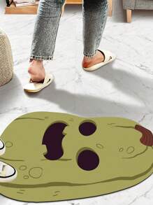 SHEIN Basic living 1pc Halloween Pumpkin Mat, Non-slip Decoration Mat - Multicolor - View 6