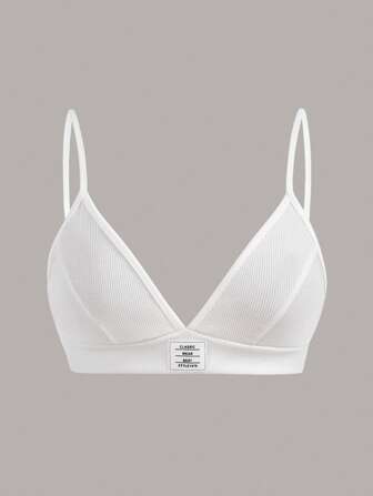 SHEIN EZwear 夏季套裝字母拼貼針織吊帶上衣