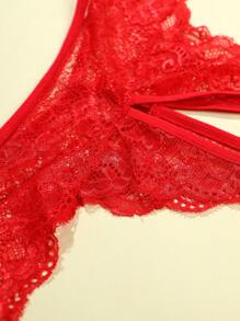 SHEIN 3packs Floral Lace Panty Lingerie