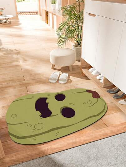 SHEIN Basic living 1pc Halloween Pumpkin Mat, Non-slip Decoration Mat