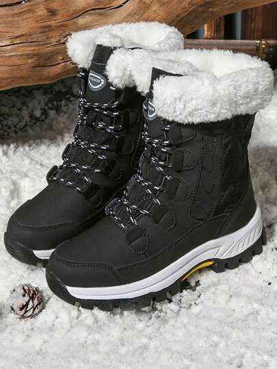 女士雪地靴 时尚保暖冬季女鞋 毛绒靴