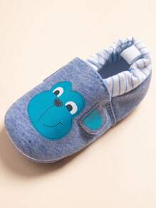 Baby Slip On Walking Shoes Cartoon Monkey Design Infant Shoes - Blue - View 6