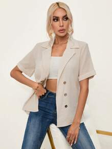 Aveloria Bluse mit doppelten Knopfleisten, Revers,