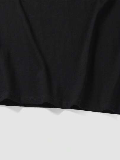 Goth Guys Skeleton & Slogan Graphic Tee