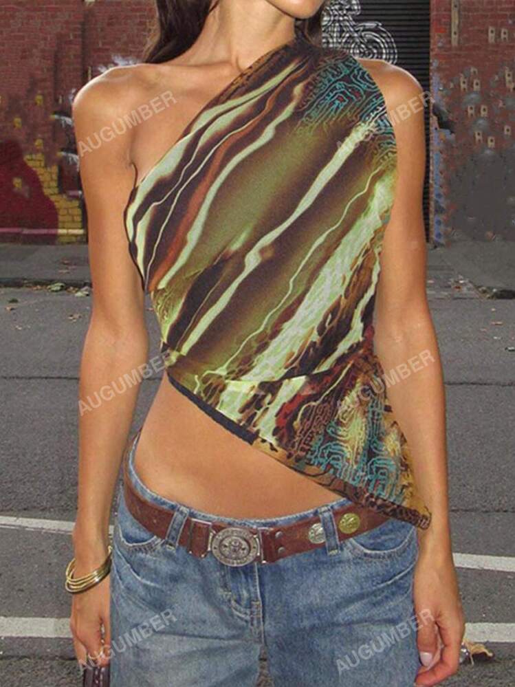Tシャツ・カットソー [ASURA] ROMANTIC ONE SHOULDER T (2 COLOR) ASURA] ROMANTIC ONE SHOULDER T (IVORY) (ASURA/Tシャツ