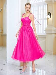Busto Franzido Malha Vestido Cami