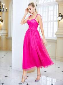 Busto Franzido Malha Vestido Cami