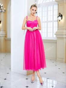 Busto Franzido Malha Vestido Cami