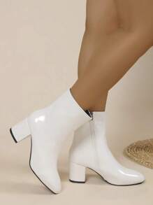 Của phụ nữ Đúng mốt Ngoài trời Thoải mái Bốt Cổ điển - trắng - Xem 3