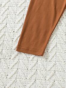 SHEIN Baby Girl 3pcs Butterfly Print Tee & 3pcs Pants - Multicolor - View 7