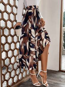 SHEIN LUNE In Toàn bộ Xù Hoa Sen Váy - Nhiều màu - Xem 6