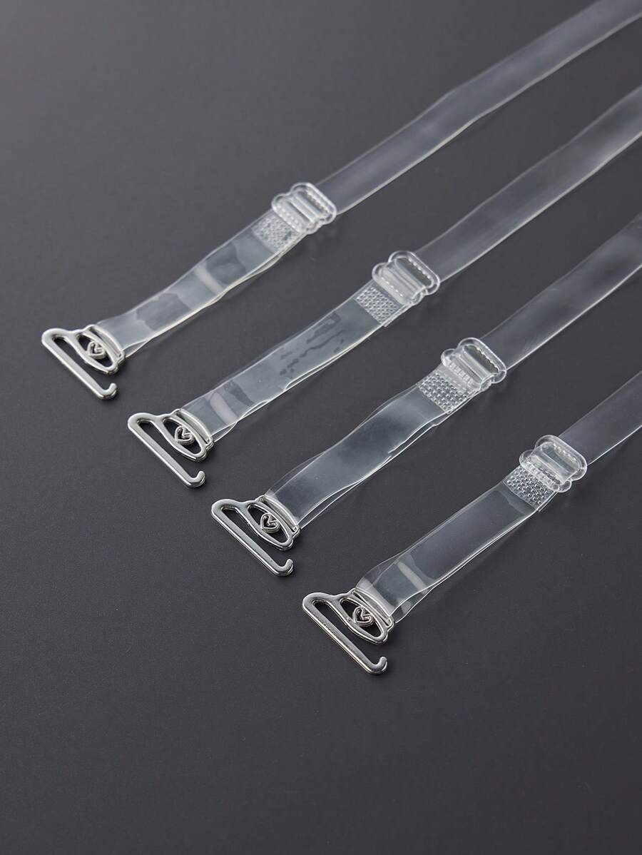Clear Adjustable Bra Straps Invisible Non-Slip Shoulder Straps For Women