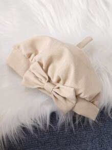 SHEIN Jeune Fille Festonné À Nœud Papillon Robe & Chapeau