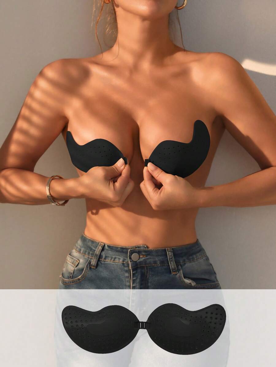 前扣文胸 - 黑色 - 查看 1