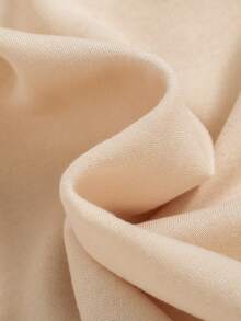 SHEIN Tween Girl Slogan Graphic Hooded Sweatshirt - Apricot - View 4