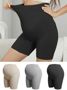 Moonlight&Mama Conjunto de 3 Bragas Lisas de Maternidad para Madres - Multicolor - Ver 1