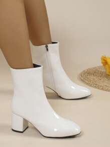 Của phụ nữ Đúng mốt Ngoài trời Thoải mái Bốt Cổ điển - trắng - Xem 2