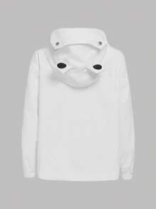 SHEIN Adolescent Garçon Manteau À Capuche Design Oreilles 3D