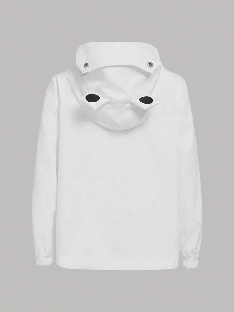 Tween Boy 3D Ear Design Hooded Coat